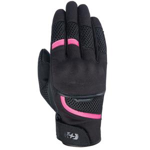 Gants moto femme Oxford Brisbane noir-rose
