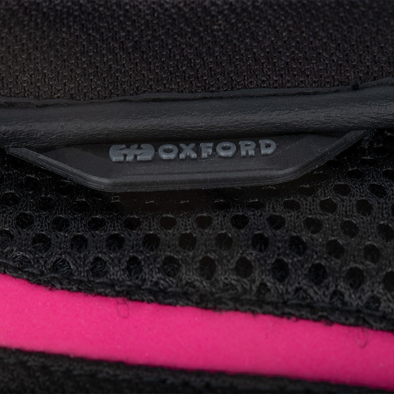 Gants moto femme Oxford Brisbane noir-rose