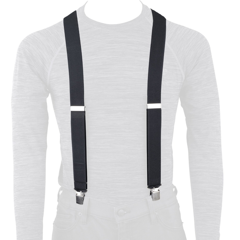Bretelles Oxford Slim noires
