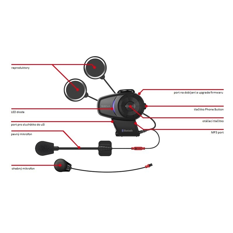 Casque mains libres Bluetooth SENA 10S