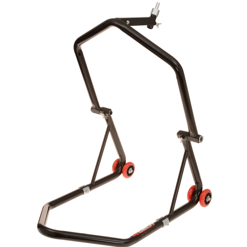 Béquille moto Q-TECH avant - pour lunettes/arrière noir