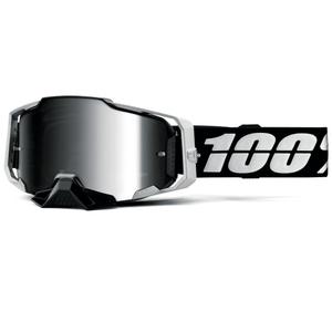 Motokrosové brýle 100% ARMEGA Reneen S2 se stříbrným plexi