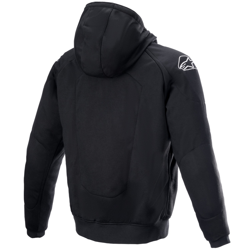 Sweat à capuche Alpinestars Chrome Ignition noir-rouge-gris fluo-blanc