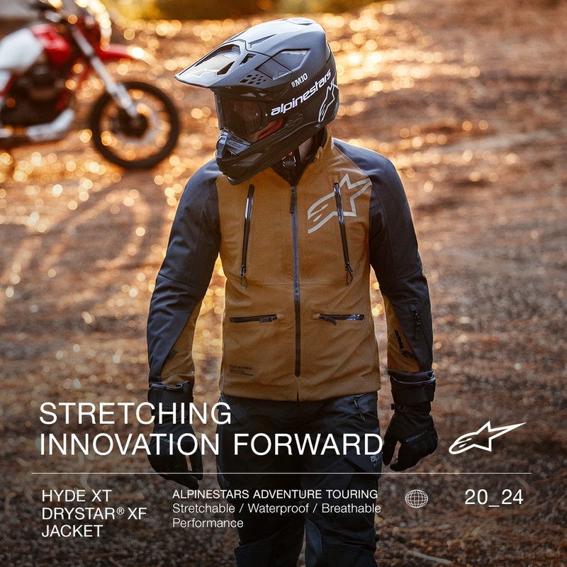 Veste Alpinestars ST-7 Gore-Tex marron-noir