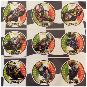Ensemble d&#39;autocollants Valentino Rossi