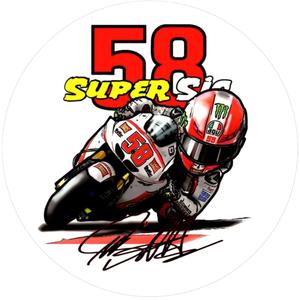 Autocollant ART Marco Simoncelli