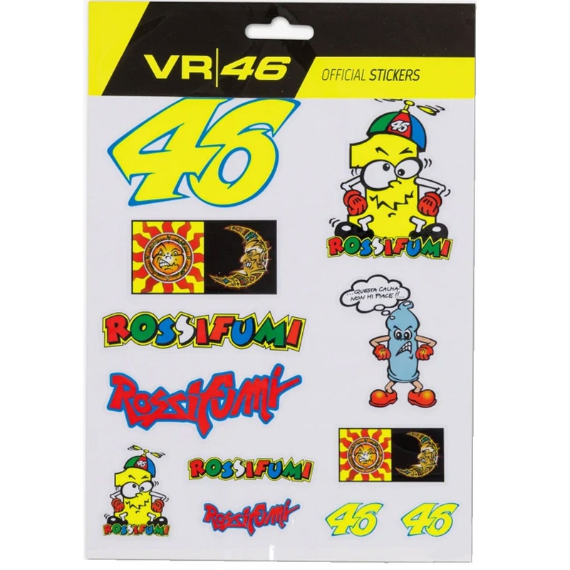 Ensemble d'autocollants VR46 Valentino Rossi - Heritage