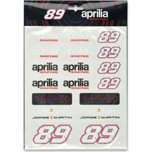 Ensemble d&#39;autocollants Jorge Martin - Aprilia A4