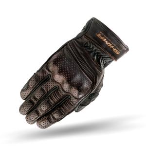 Gants Shima Aviator marron foncé