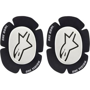 Sliders de genoux Alpinestars GP Sport EVO blanc-noir