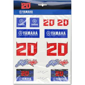 Ensemble d'autocollants Fabio Quartararo Yamaha MotoGP