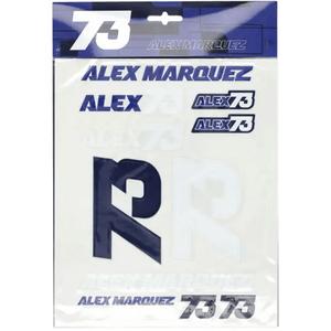 Ensemble d'autocollants Alex Marquez 73