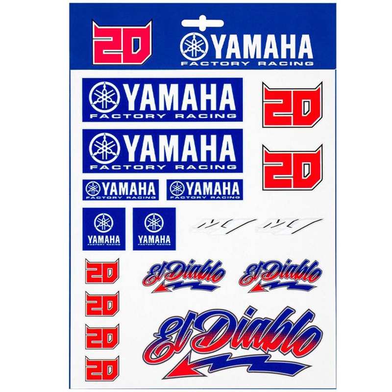 Ensemble d'autocollants Fabio Quartararo Yamaha Racing