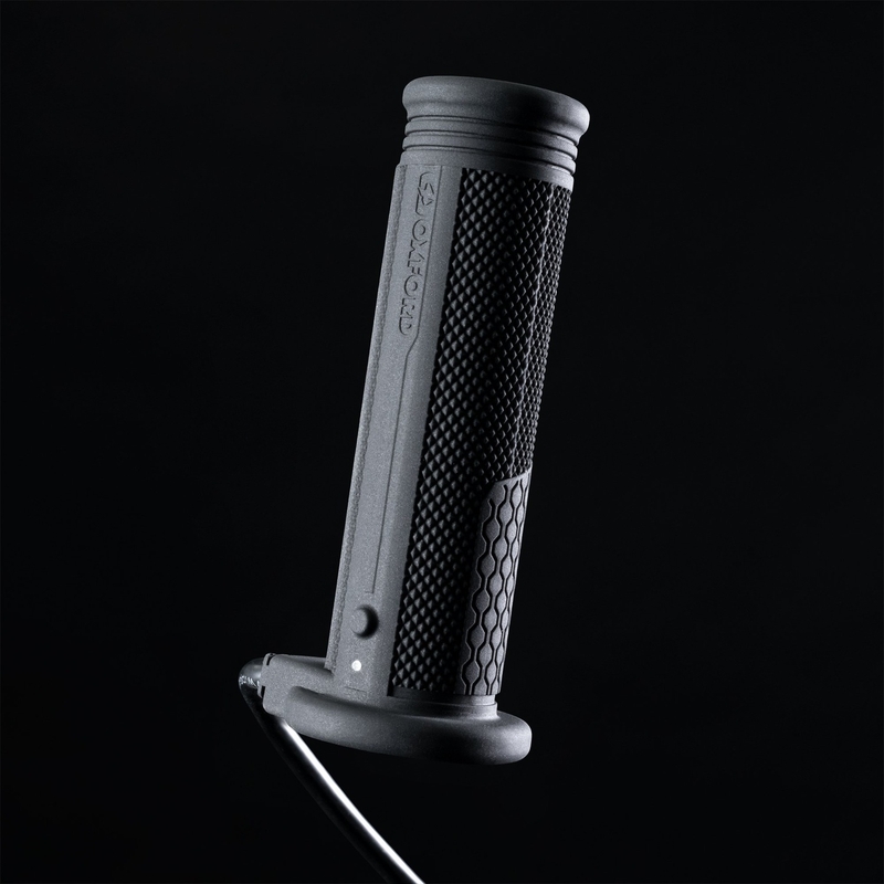 Poignées chauffantes Oxford Hotgrips PRO Adventure avec commandes intégrées dans la poignée