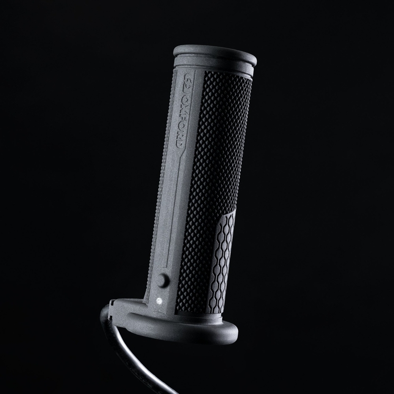 Poignées chauffantes Oxford Hotgrips PRO Touring avec commandes intégrées dans la poignée