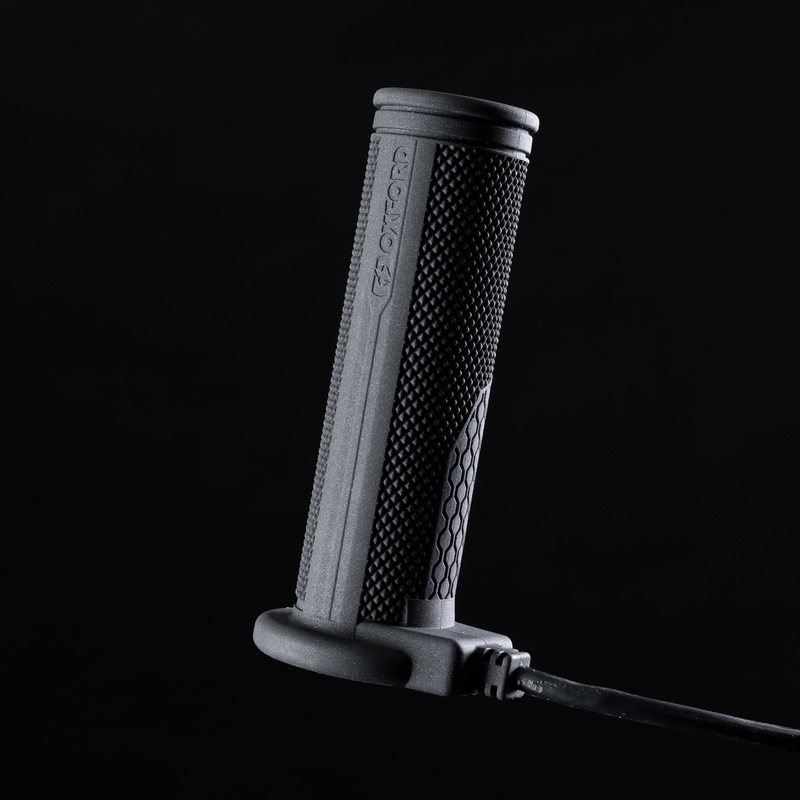 Poignées chauffantes Oxford Hotgrips PRO Touring avec commandes intégrées dans la poignée