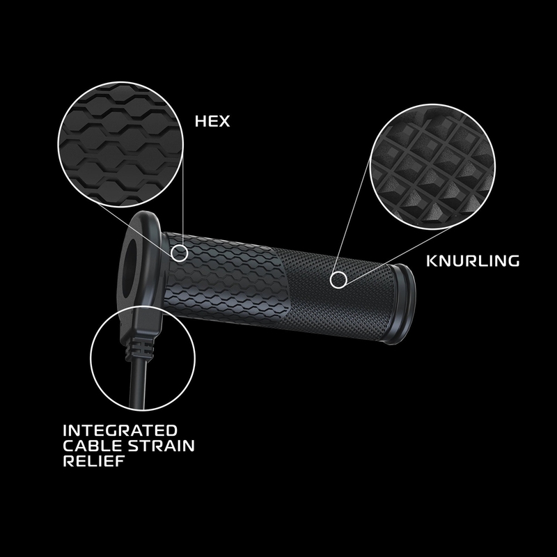 Poignées chauffantes Oxford Hotgrips PRO Touring avec commandes intégrées dans la poignée