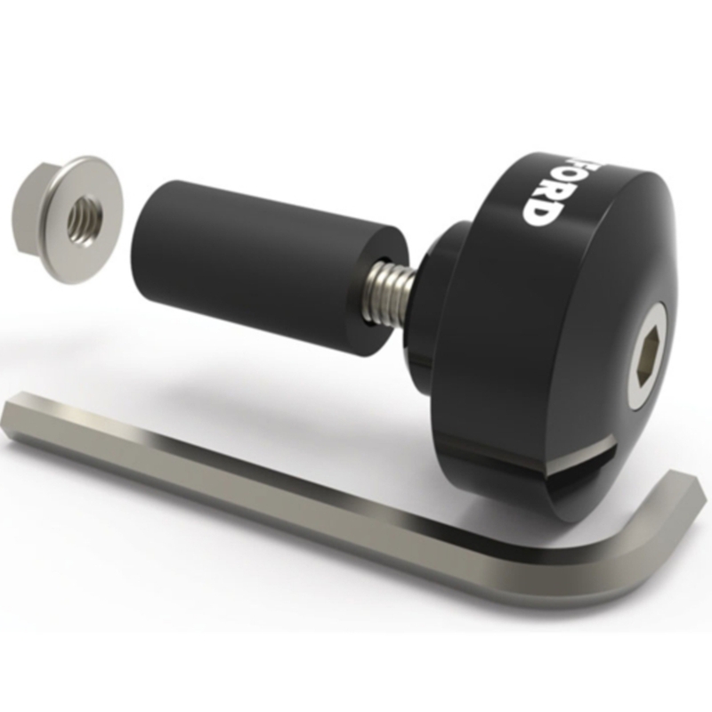 Oxford Bar Ends 1 poids de guidon avec réduction noir 1 paire