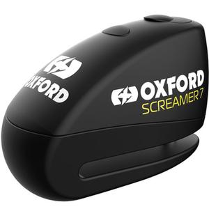 Antivol de frein à disque Oxford Screamer 7 avec alarme intégrée noir-noir