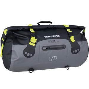 Oxford Aqua T-50 Roll Bag Sac étanche 50 l noir-gris-jaune fluo