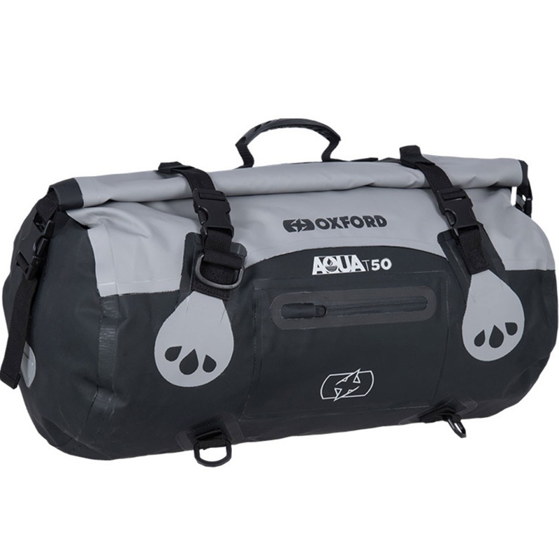 Oxford Aqua T-50 Roll Bag 50 l sac étanche noir-gris