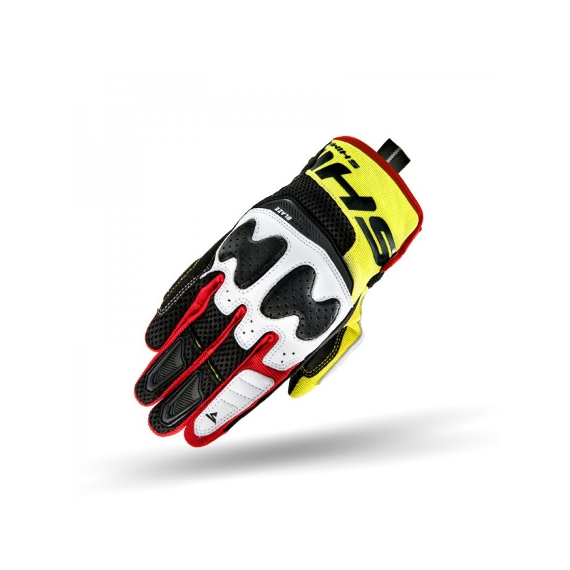 Gants Shima Blaze noir-jaune fluo soldes
