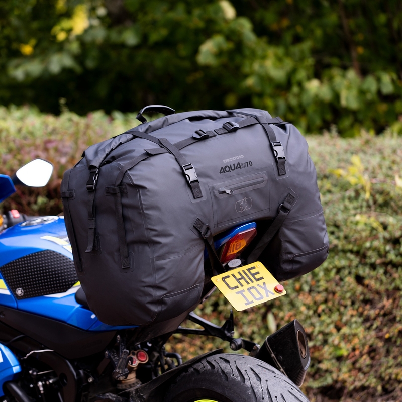 Sacoche de selle arrière Oxford Aqua D-70 noire