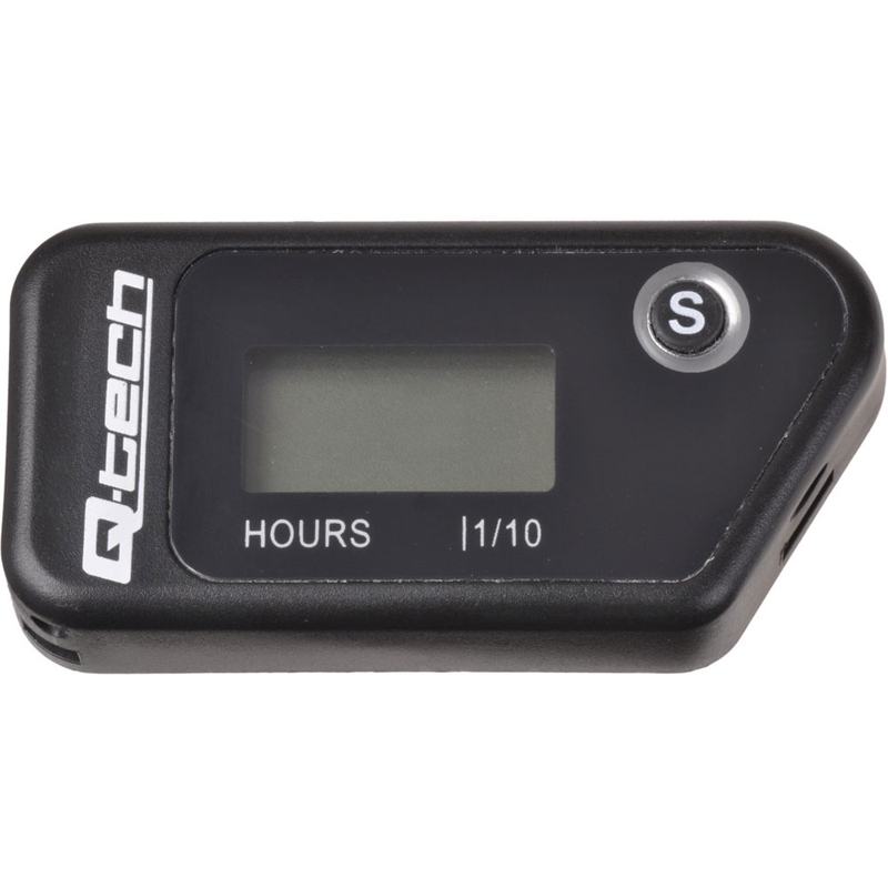 Compteur horaire sans fil avec compteur réinitialisable Q-TECH noir