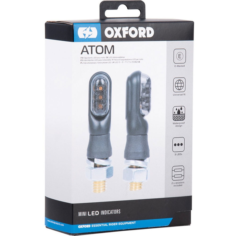 Clignotants mini LED Atom d'Oxford avec résistances