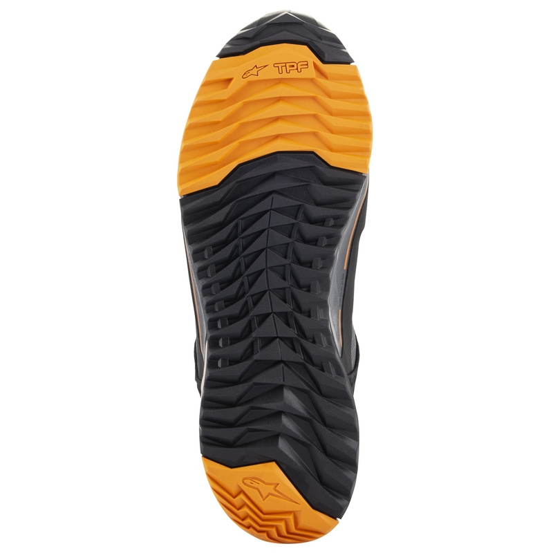 Bottes de moto Alpinestars CR-X Drystar noir-marron-orange