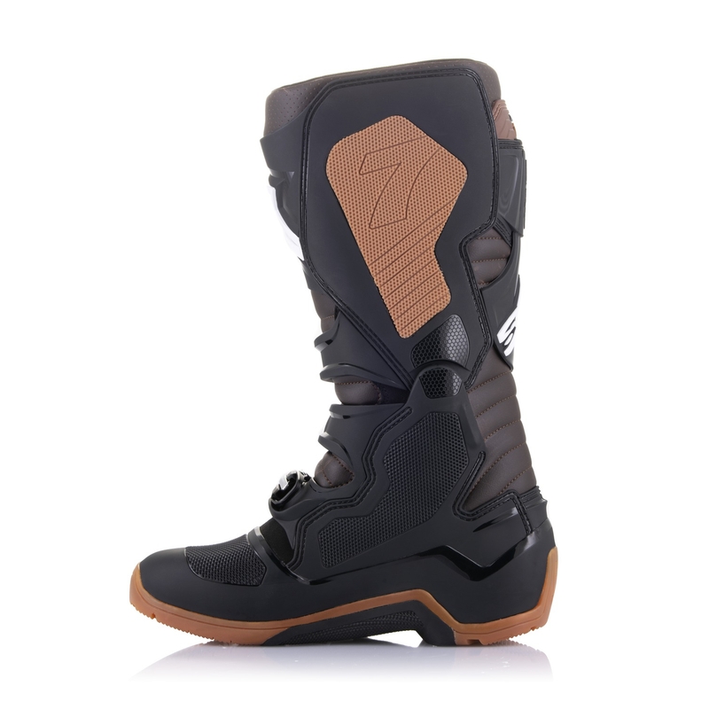 Bottes moto Alpinestars Tech 7 Enduro Noir-Marron foncé
