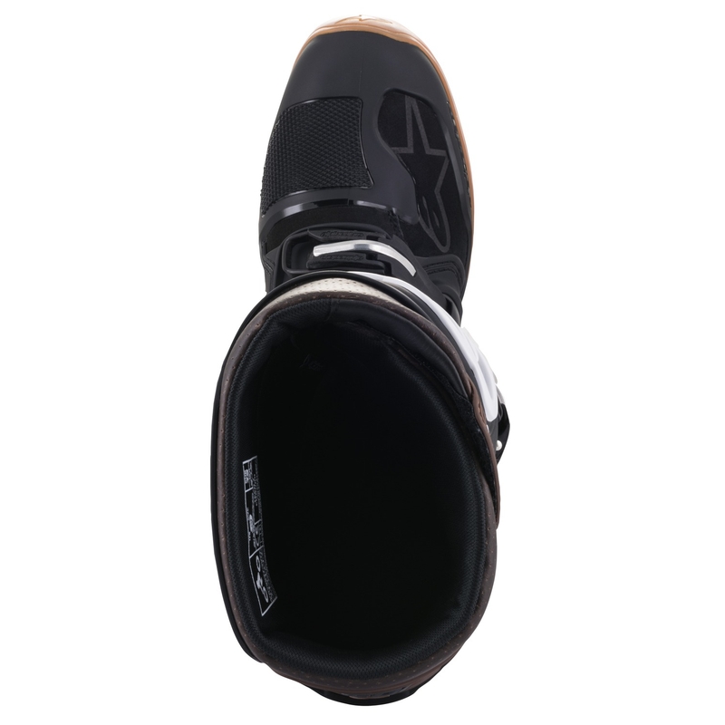 Bottes moto Alpinestars Tech 7 Enduro Noir-Marron foncé