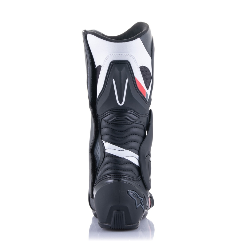 Bottes moto Alpinestars S-MX 6 noir-blanc-gris-rouge