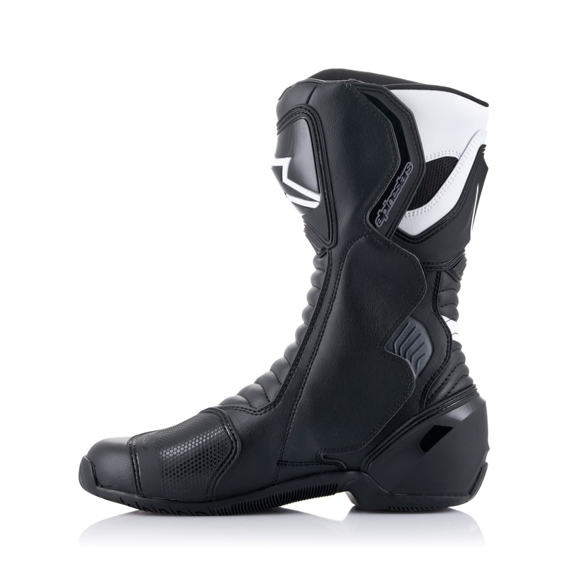 Bottes moto Alpinestars S-MX 6 noir-blanc-gris-rouge