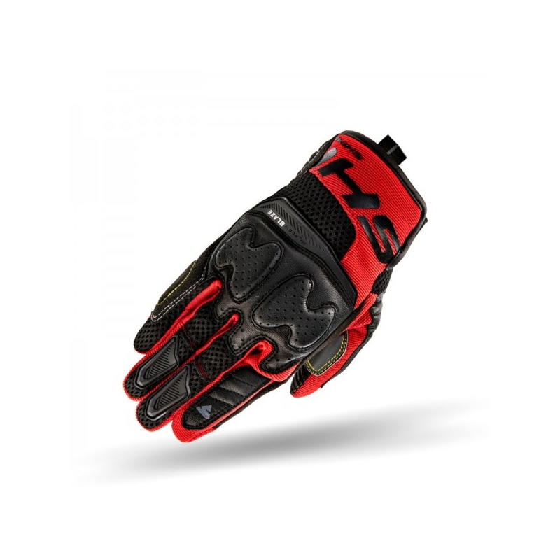 Gants Shima Blaze noir-rouge soldes