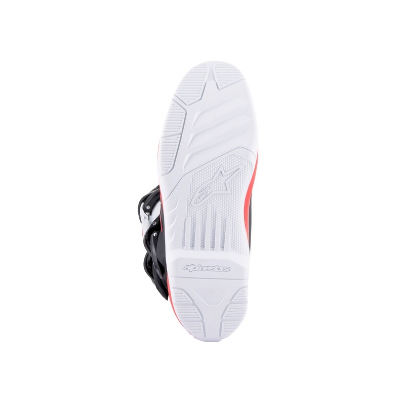 Bottes de motocross Alpinestars TECH 3 blanc-noir-bleu-rouge