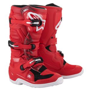Bottes de moto pour enfants Alpinestars Tech 7 S rouges