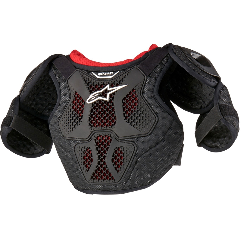 Gilet de protection pour enfant Alpinestars Bionic Kickstart noir-rouge