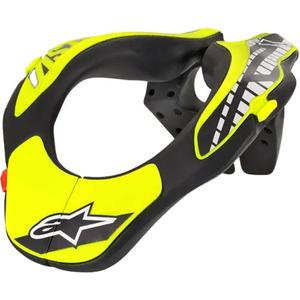 Protège-nuque pour enfant Alpinestars Neck Support Youth, jaune fluo/noir