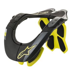 Protège-cou Alpinestars BNS Tech-2 noir-jaune fluo
