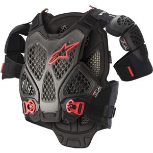 Protection corporelle Alpinestars A-6 noir-anthracite-rouge