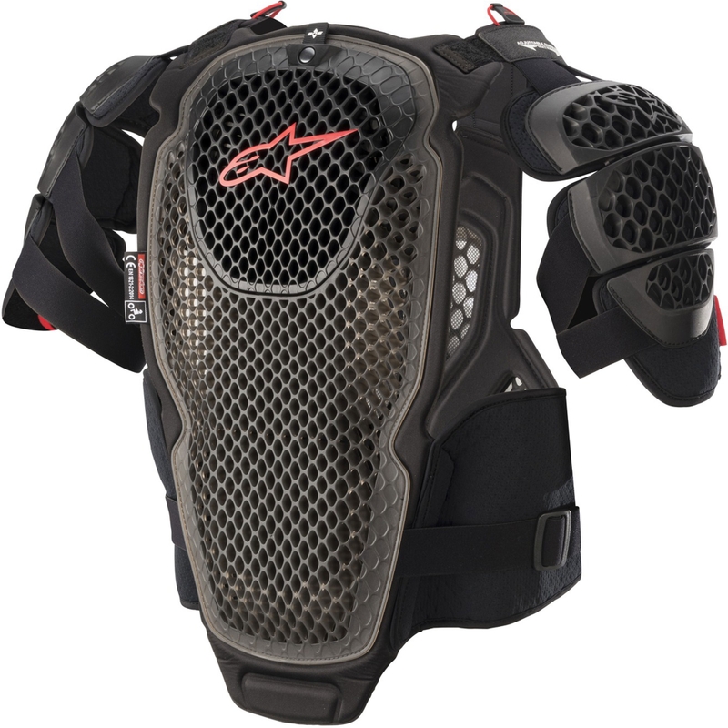 Protection corporelle Alpinestars A-6 noir-anthracite-rouge
