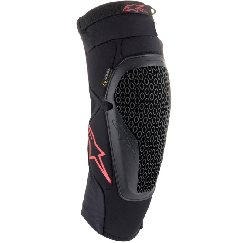 Genouillères Alpinestars Bionic Flex noir-rouge