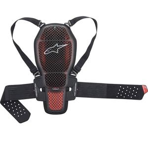 Protection dorsale Alpinestars Nucleon KR-1 CELL CE2 transparent-gris-rouge-noir