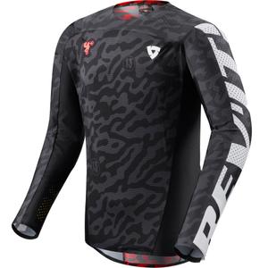 Maillot de motocross Revit Thirteen noir