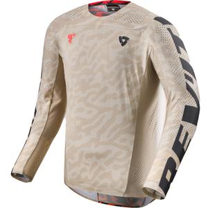 Maillot de motocross Revit Thirteen sable