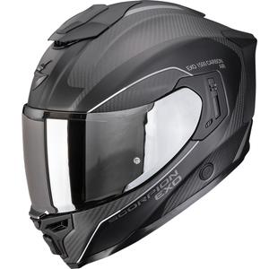 Casque moto intégré Scorpion EXO-1500 Carbon Air Mundi noir mat-argent