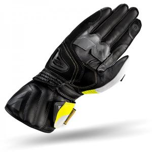 Gants Shima STR-2 noir-blanc-jaune fluo