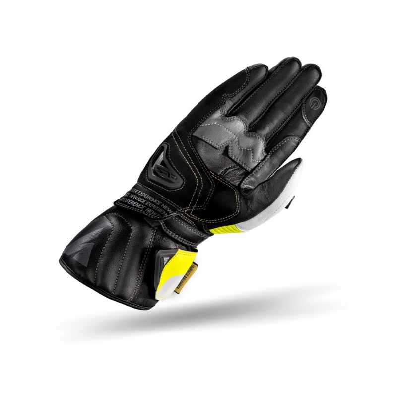 Gants Shima STR-2 noir-blanc-jaune fluo