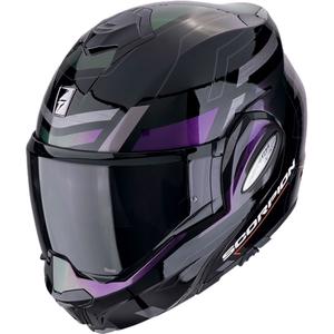 Casque moto pliant Scorpion EXO-TECH EVO CONQUER noir mat caméléon